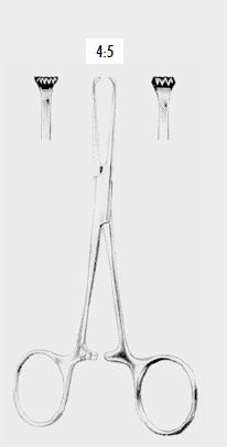 Щипці для захоплення ЕЛЛІС ( для дітей, 13,0 см (cm), 4х5 зубці